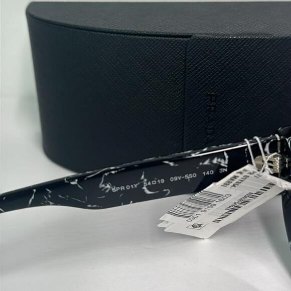 New Authentic- PRADA Dark Grey Cat Eye Ladies Sunglasses PR 01YS 09V5S0 54 - Picture 8 of 16